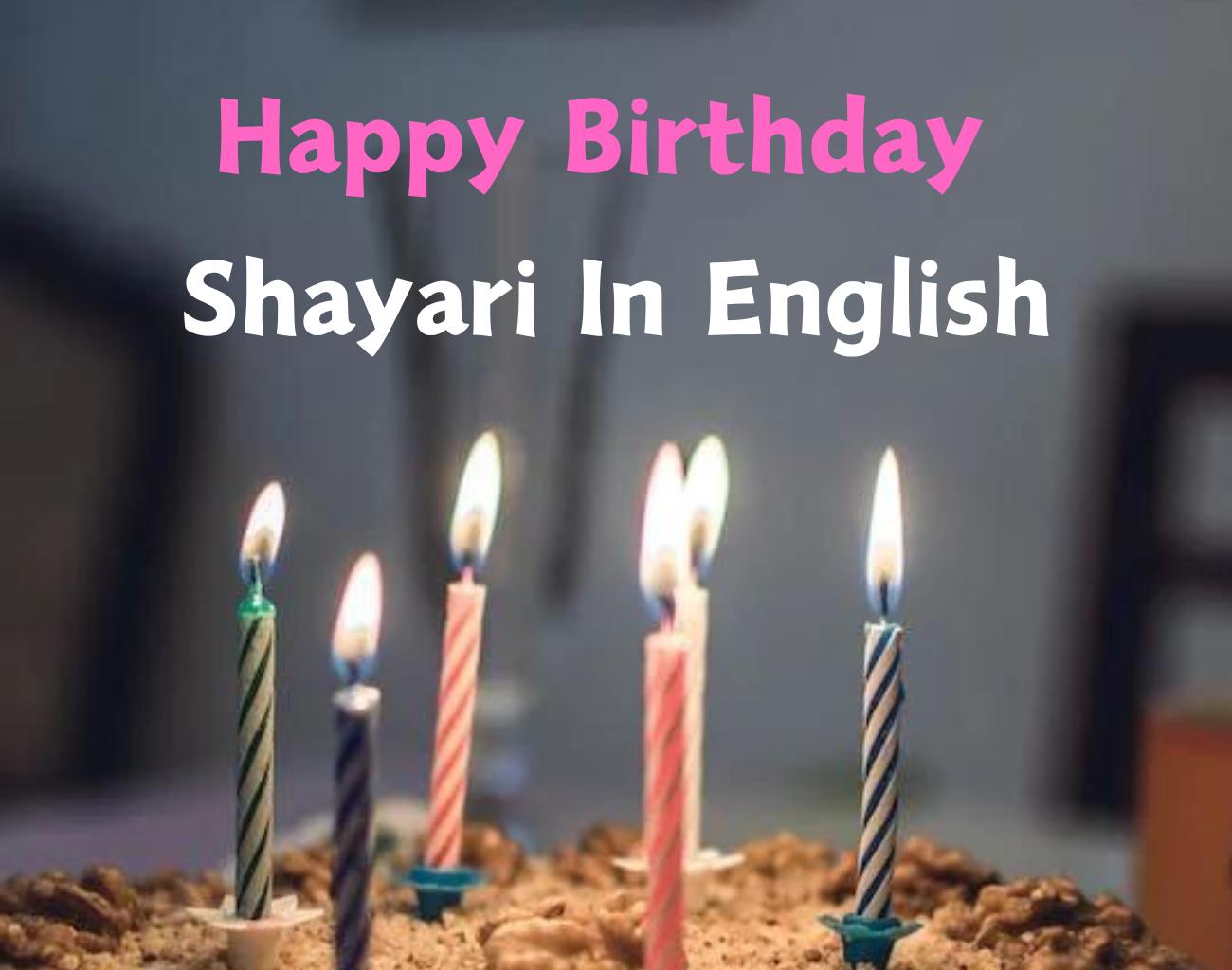 happy birthday shayari in english