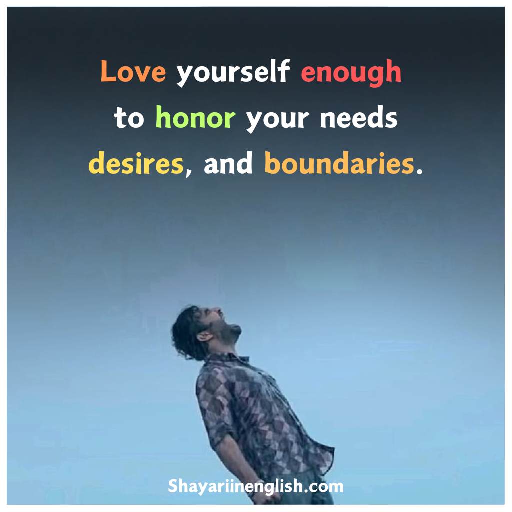 Self Love Shayari 2 Line English
