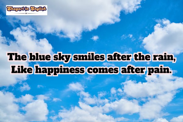 2 Line Sky Shayari in English no 5