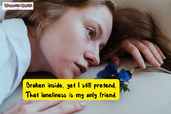 Broken Heart Alone Sad Shayari In English