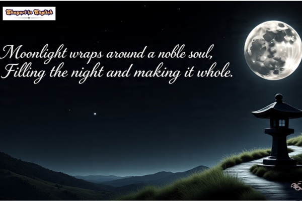 For Boy Moon Shayari In English 