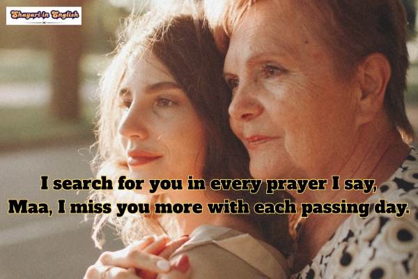 Miss you maa ke liye shayari 