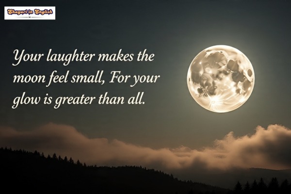 Moon Shayari In English For Girl