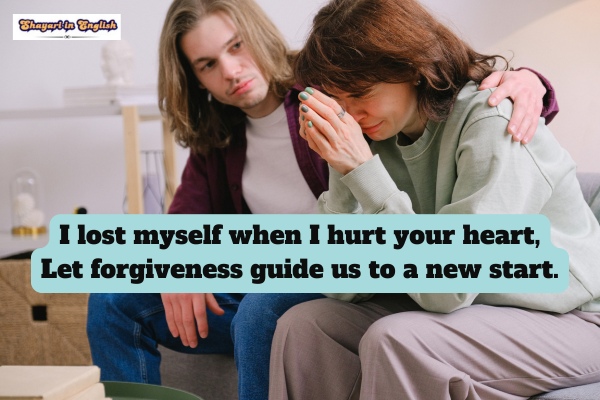 Sorry shayari in English