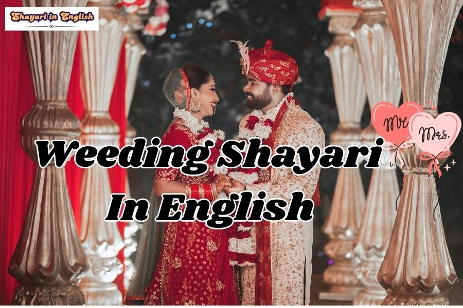 Wedding shayari In English