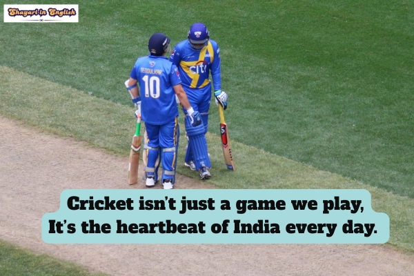 Cricket Shayari for instagram