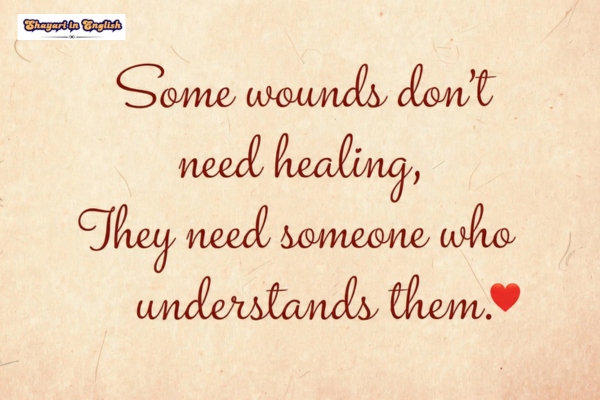 Heart-touching shayari in English