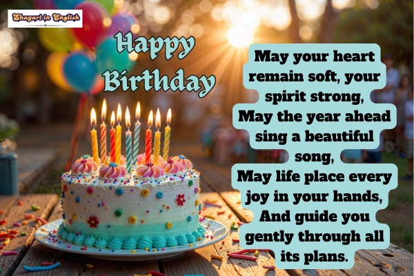 4 lines Birthday shayari