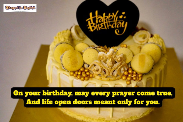 Birthday shayari in english