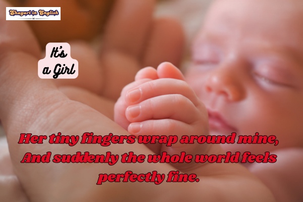 Baby shayari in English