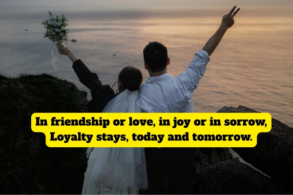 Loyalty shayari 2 line