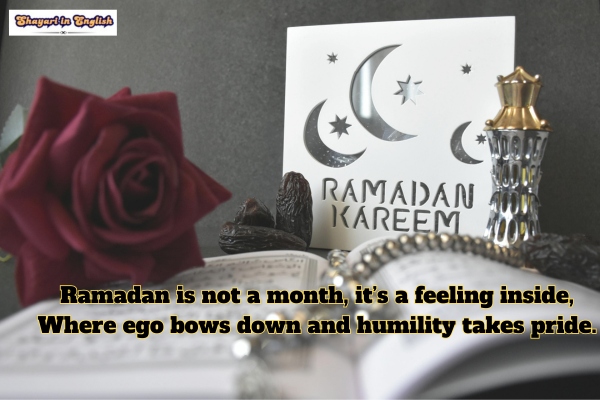 Ramadan shayari in English