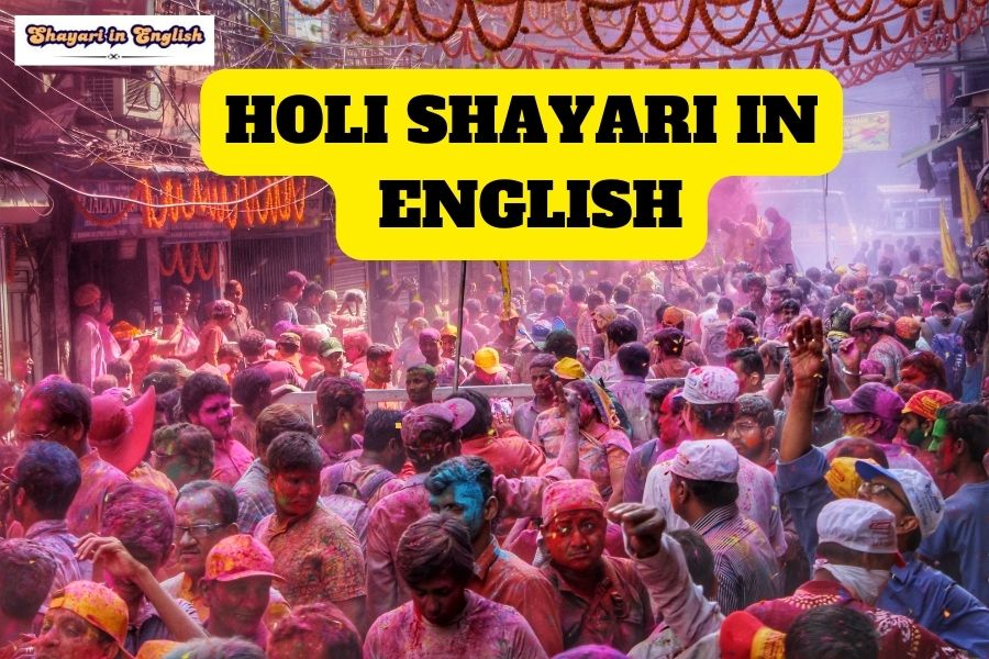 Holi shayari in English