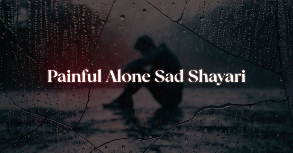 Alone Sad Shayari – Feelings of Loneliness in Words