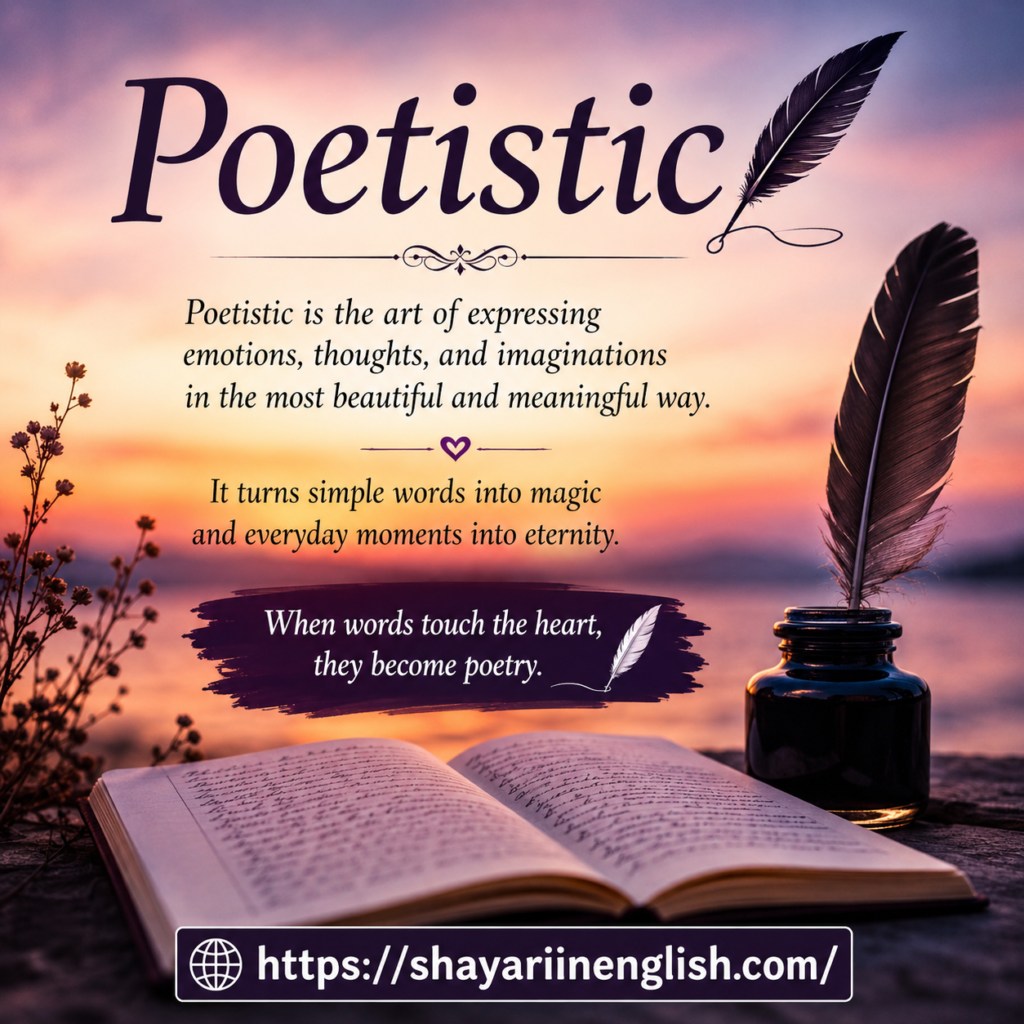 Poetistic: Understanding the Meaning, Beauty, and Power of Poetic Expression