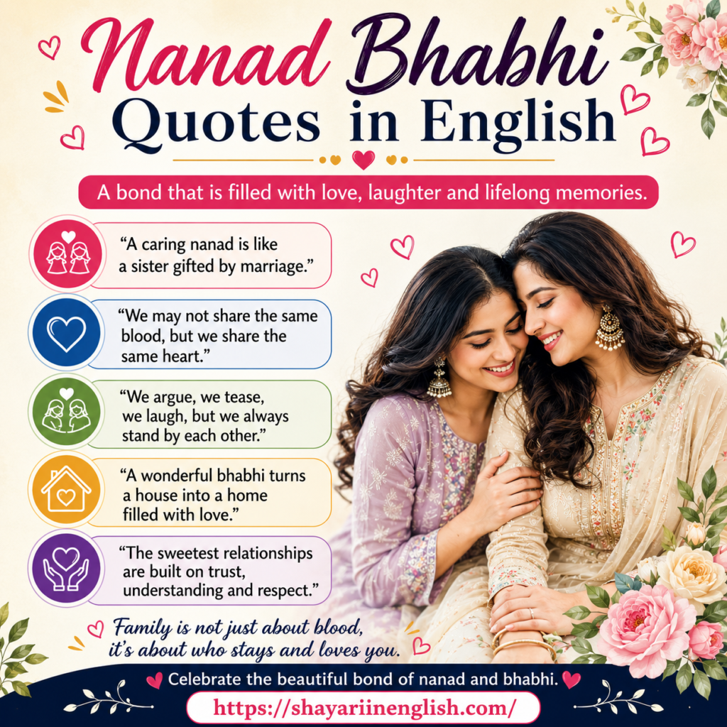 Nanad Bhabhi Quotes in English: Heartwarming, Funny, Emotional & Inspirational Quotes for Every Relationship