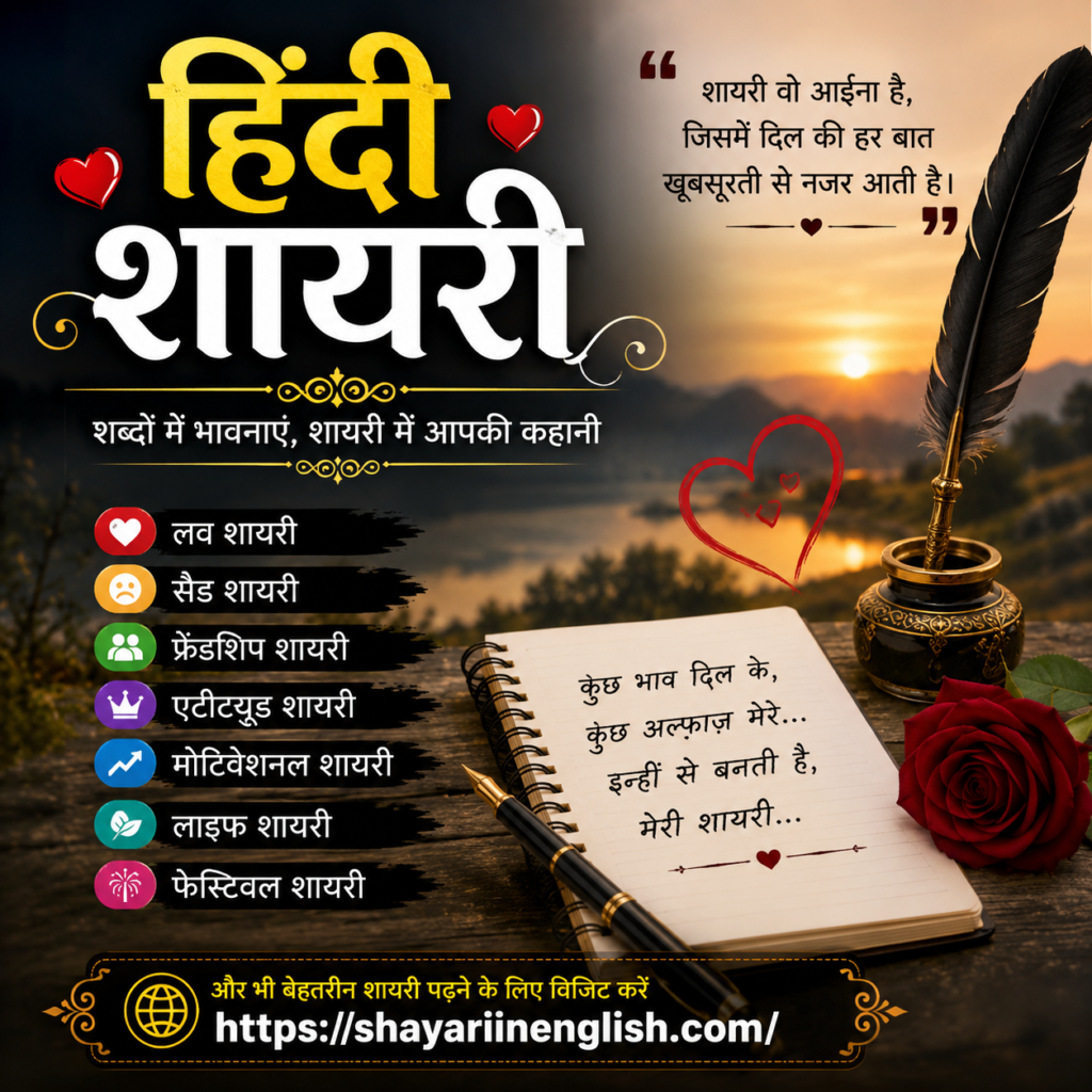 Hindi Shayari: A Timeless Expression of Emotions Through Beautiful Words