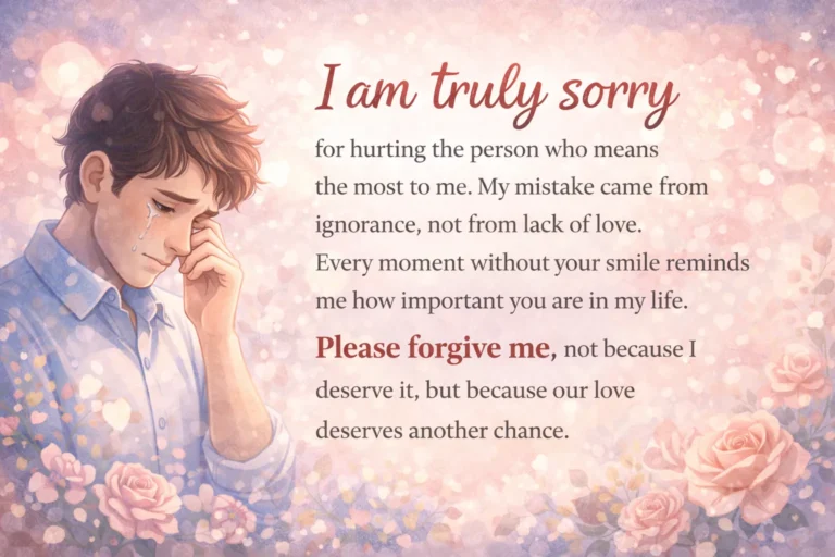 100 times sorry