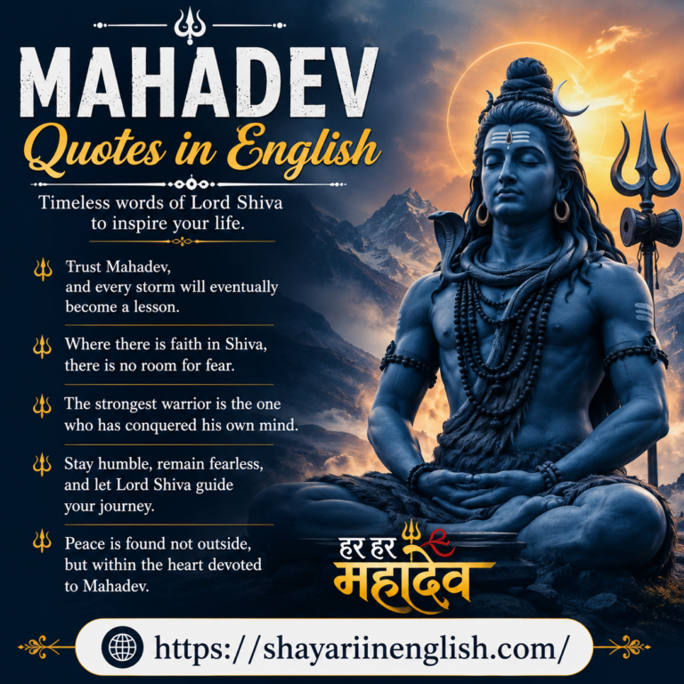mahadev quotes in english
